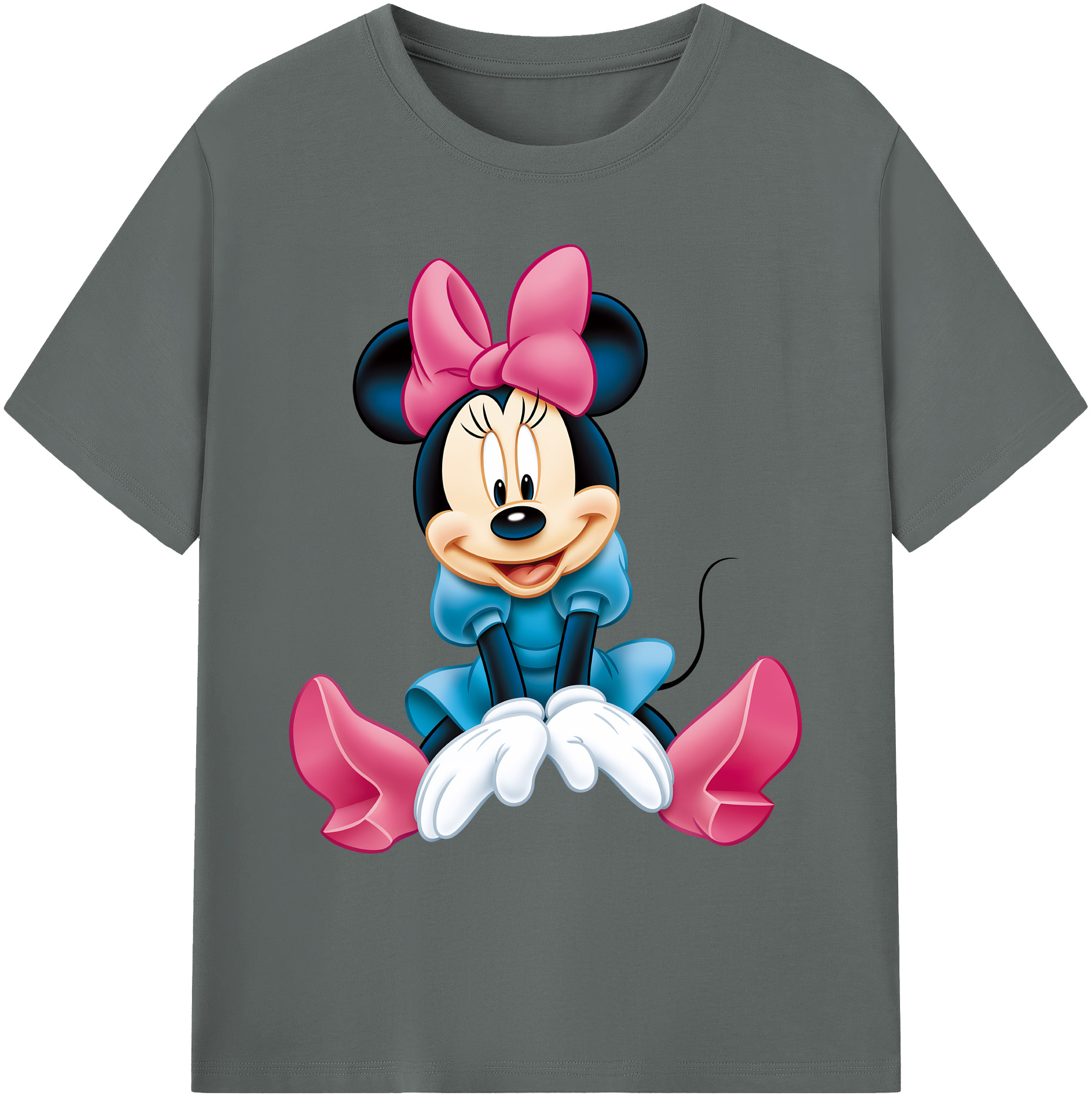 ミッキーマウス Mickey Mouse 綿100％ メンズ半袖Tシャツ｜肌触りやわらか＆通気性